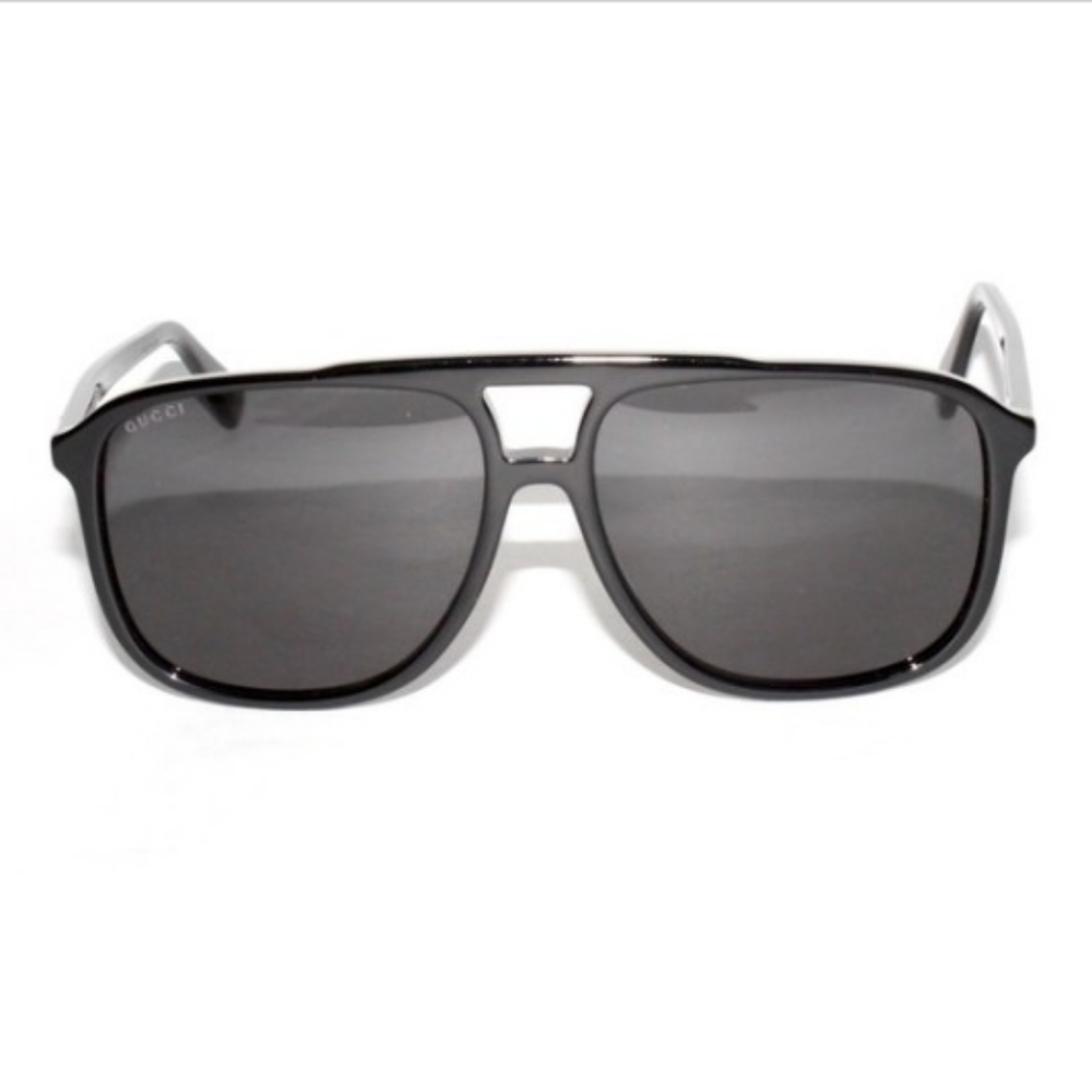 NEW GUCCI AVIATOR SUNGLASSES GG0262SA 001 BLACK GUCCI AVIATOR EYEWEAR - Picture 2 of 10